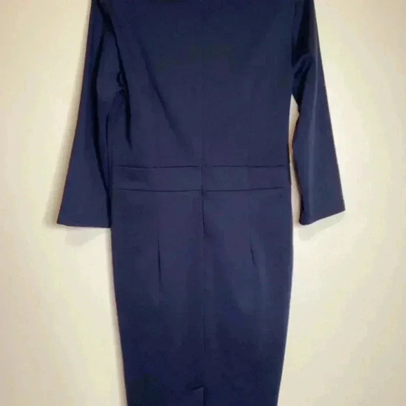 (2 for $15) MIUSOL Women's Blue Dress- Midi- Size Large - with Bow - Picture 11 of 14